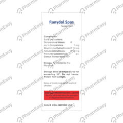 RANYDOL SPAS BOTTLE OF 30ML SUSPENSION