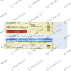 Rednisol 4mg Strip Of 10 Tablets