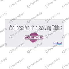 Voglimet 0.3mg Md Strip Of 10 Tablets