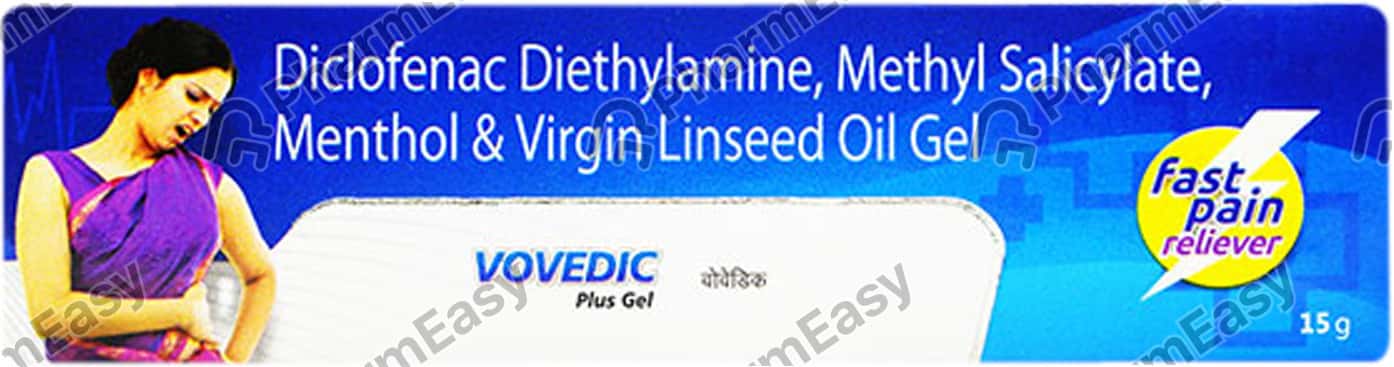 Vovedic Plus Fast Pain Reliever Gel 15 Gm