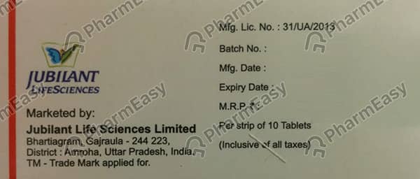 Cilnipine 10mg Strip Of 10 Tablets