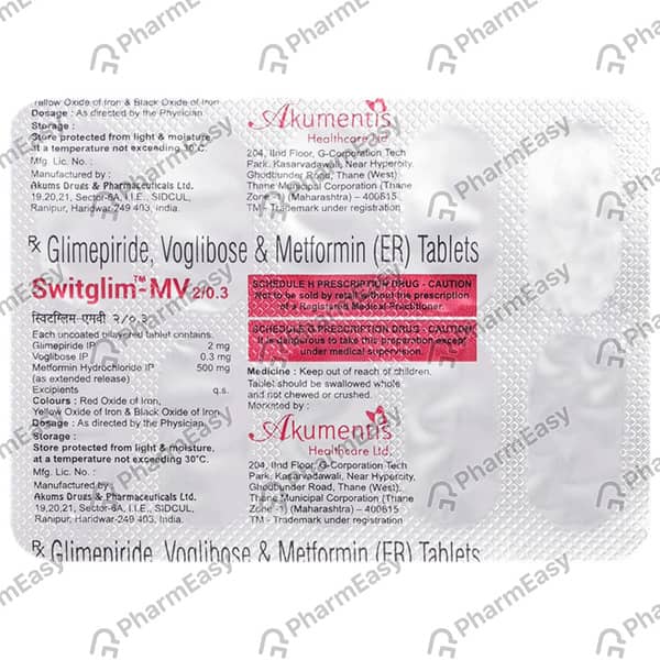 Switglim Mv 2/0.3mg Strip Of 10 Tablets