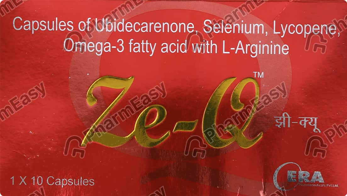Ze Q Strip Of 10 Softgel Capsules