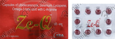 Ze Q Strip Of 10 Softgel Capsules