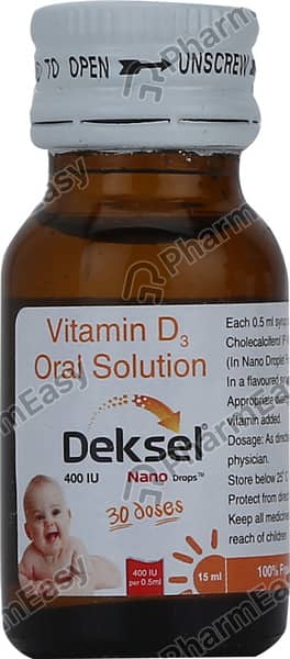 Deksel Nano 400Iu Bottle Of 15Ml Oral Drops