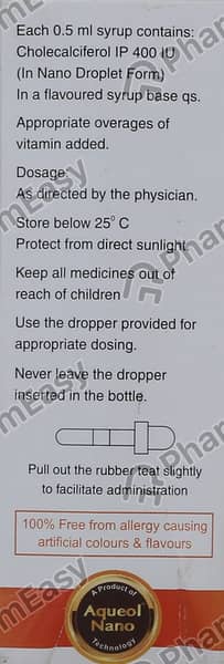 Deksel Nano 400Iu Bottle Of 15Ml Oral Drops