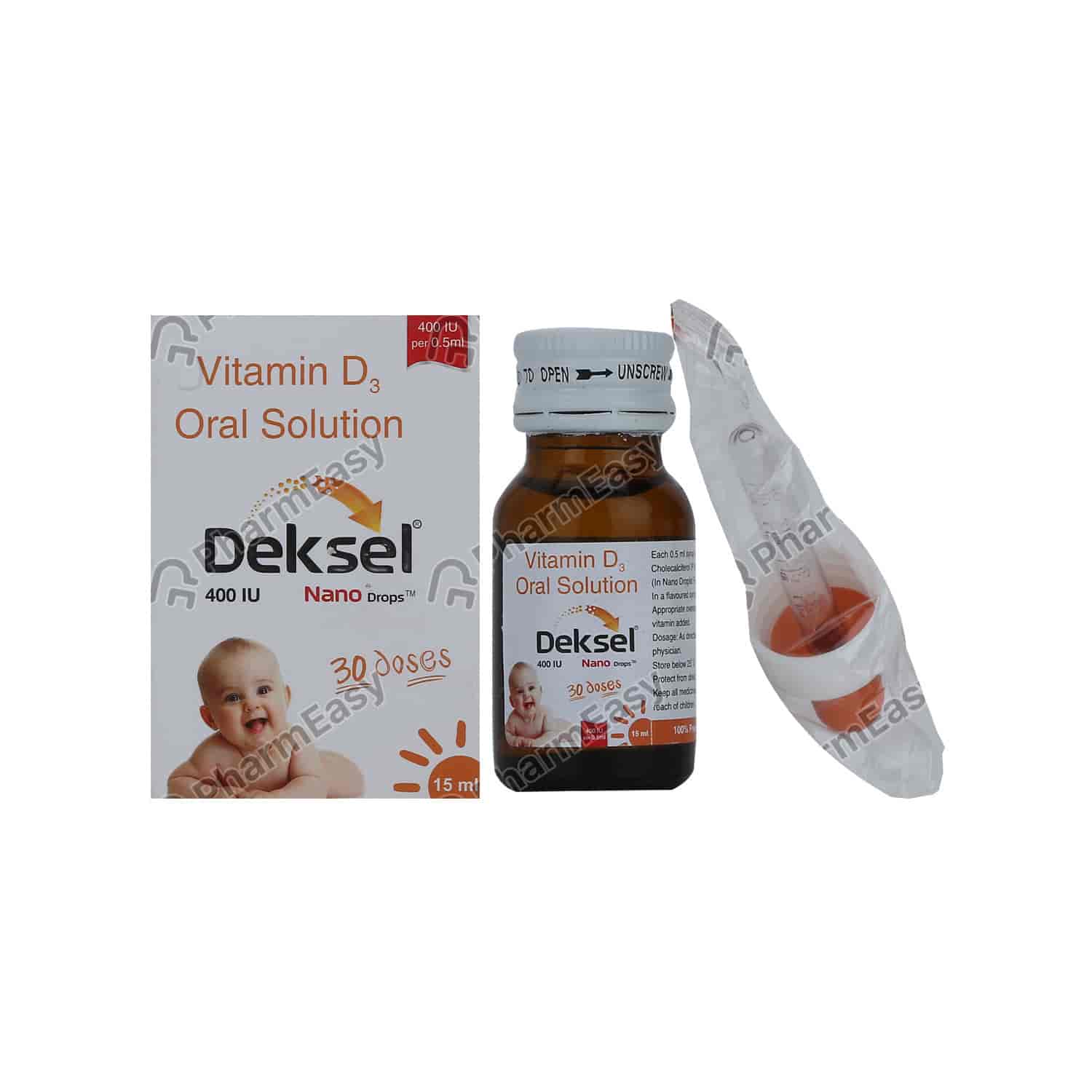Deksel Nano 400iu Drops 15ml Uses, Side Effects, Dosage, Composition