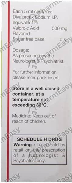 Valance 500Mg Sugar Free Bottle Of 100Ml Oral Solution