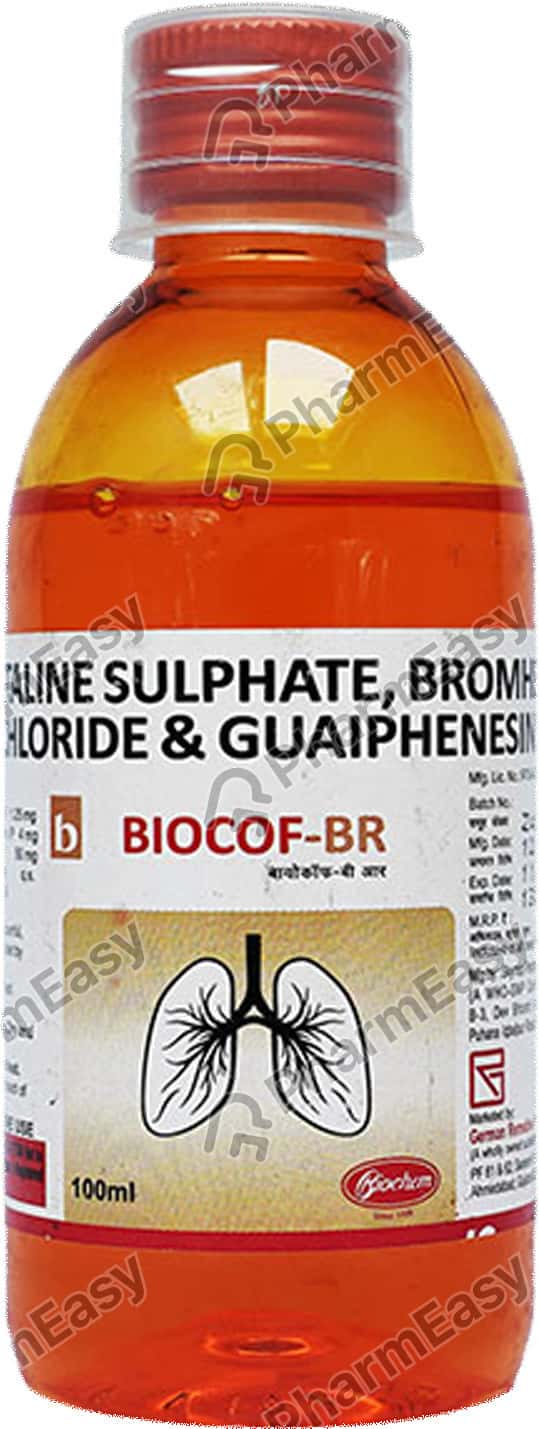 Biocof Br Bottle Of 100ml Syrup Uses, Side Effects, Price & Dosage