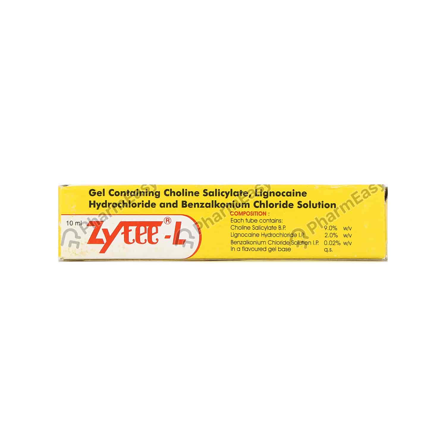 Buy Zytee L Gel 10ml Online at Flat 18 OFF* PharmEasy