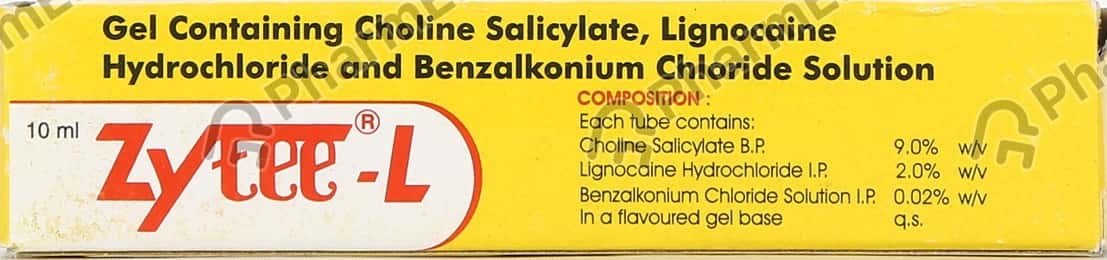 Zytee L Tube Of 10ml Mouth Gel