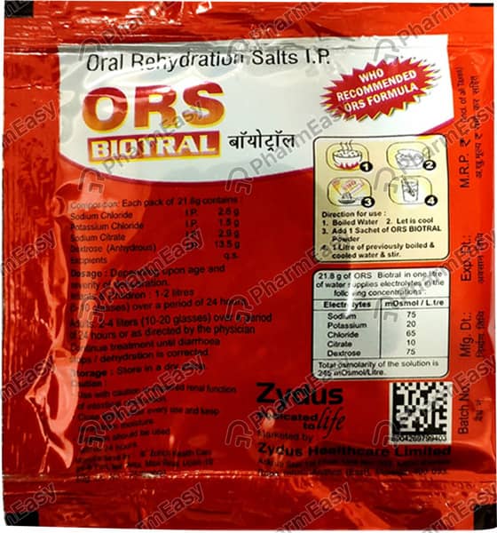 Biotral Ors Powder 21gm