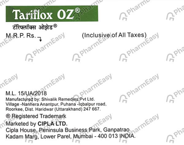 Tariflox Oz Strip Of 10 Tablets