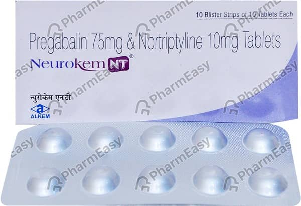 Neurokem Nt 75/10mg Strip Of 10 Tablets