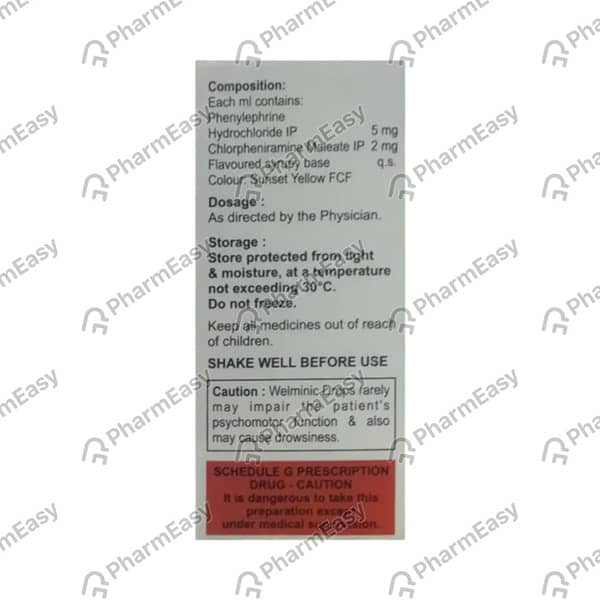 Welminic Bottle Of 15ml Oral Drops
