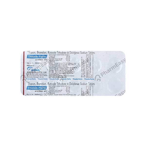 Thioxib Forte Strip Of 10 Tablets