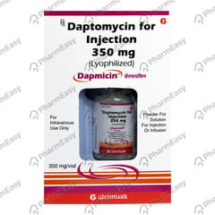 DAPMICIN 350MG DRY VIAL OF 1 POWDER FOR INJECTION