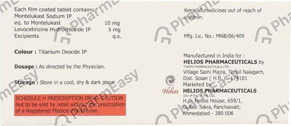 Moncel Lc Strip Of 10 Tablets