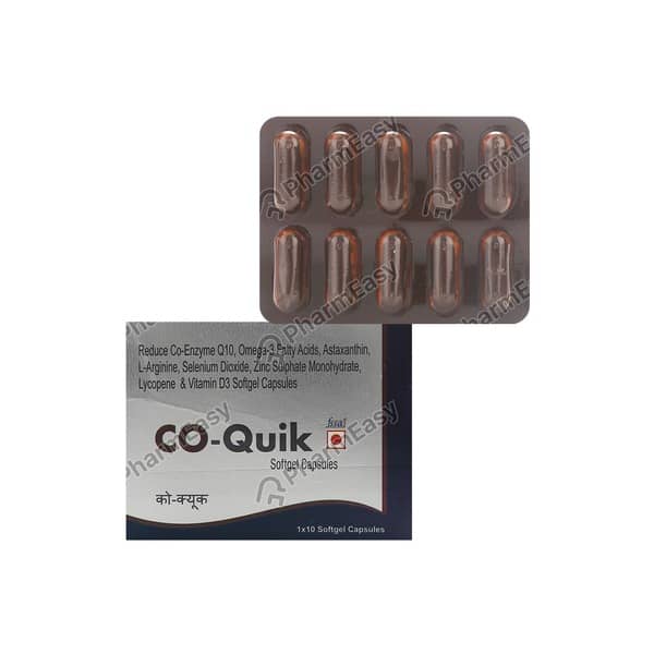 Co Quik Strip Of 10 Capsules