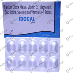 IDOCAL STRIP OF 10 TABLETS