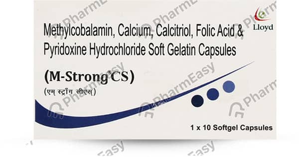 M Strong Cs Strip Of 10 Softgel Capsules