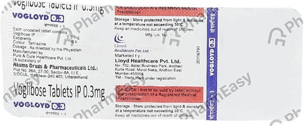 Vogloyd 0.3mg Tablet