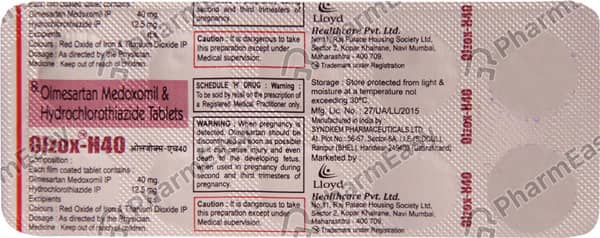 Olzox H 40mg Strip Of 10 Tablets