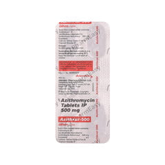 Azithral 500mg Tab 5' S - Uses, Side Effects, Dosage, Composition