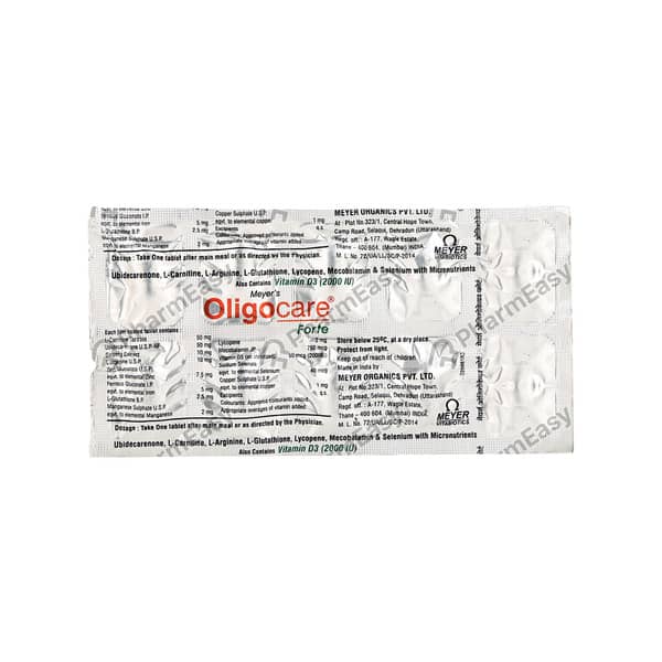 Oligocare Forte Strip Of 10 Tablets