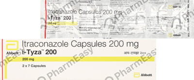 I Tyza 200mg Strip Of 7 Capsules