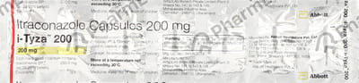 I Tyza 200mg Strip Of 7 Capsules