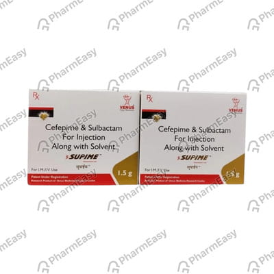 Supime 1.5gm Dry Vial Of 1 Powder For Injection