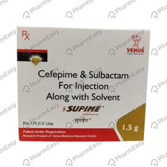 SUPIME 1.5GM DRY VIAL OF 1 POWDER FOR INJECTION