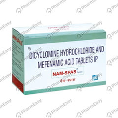 NAM SPAS STRIP OF 10 TABLETS