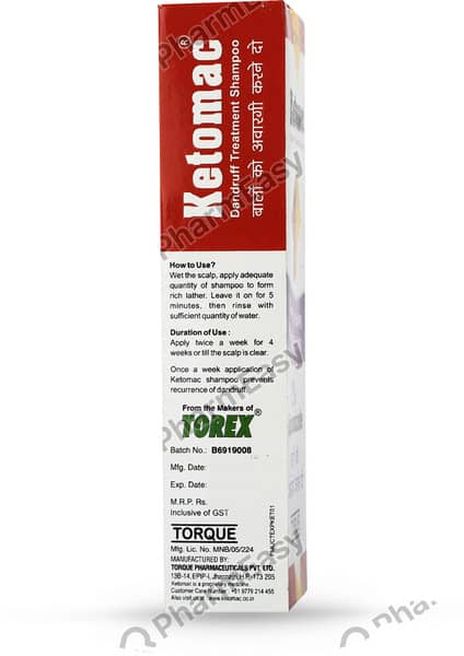 Ketomac 2% Shampoo 110Ml