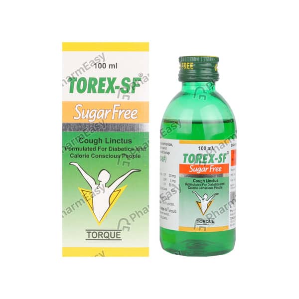 Torex Sf Cough Bottle Of 100ml Syrup