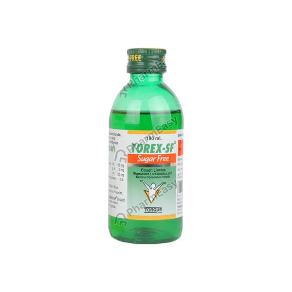 Torex Sf Cough Bottle Of 100ml Syrup