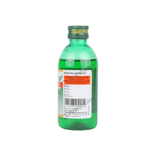 Torex Sf Cough Bottle Of 100ml Syrup