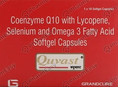 QUVAST STRIP OF 10 SOFTGEL CAPSULES