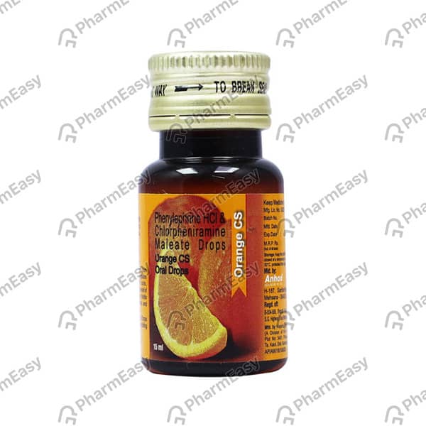 Orange Cs Bottle Of 15ml Oral Drops