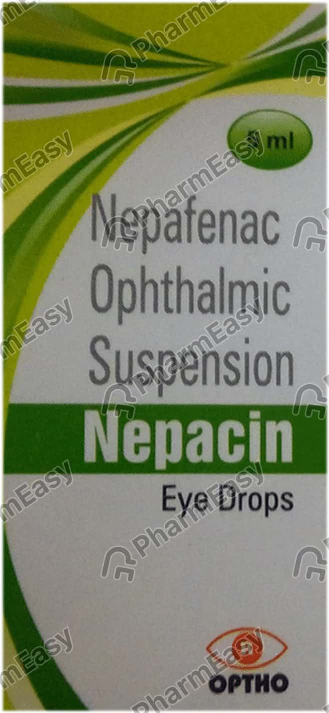 Nepacin 0.1 W/V Eye Drop (5) Uses, Side Effects, Price & Dosage
