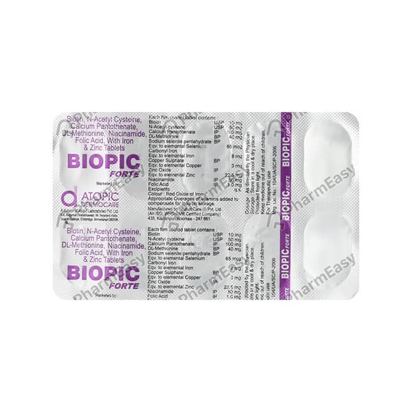 Biopic Forte Strip Of 10 Tablets