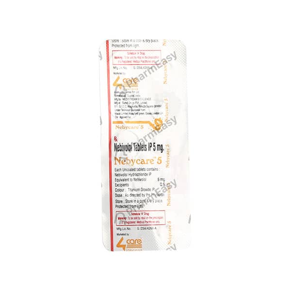 Nebycare 5mg Tablet