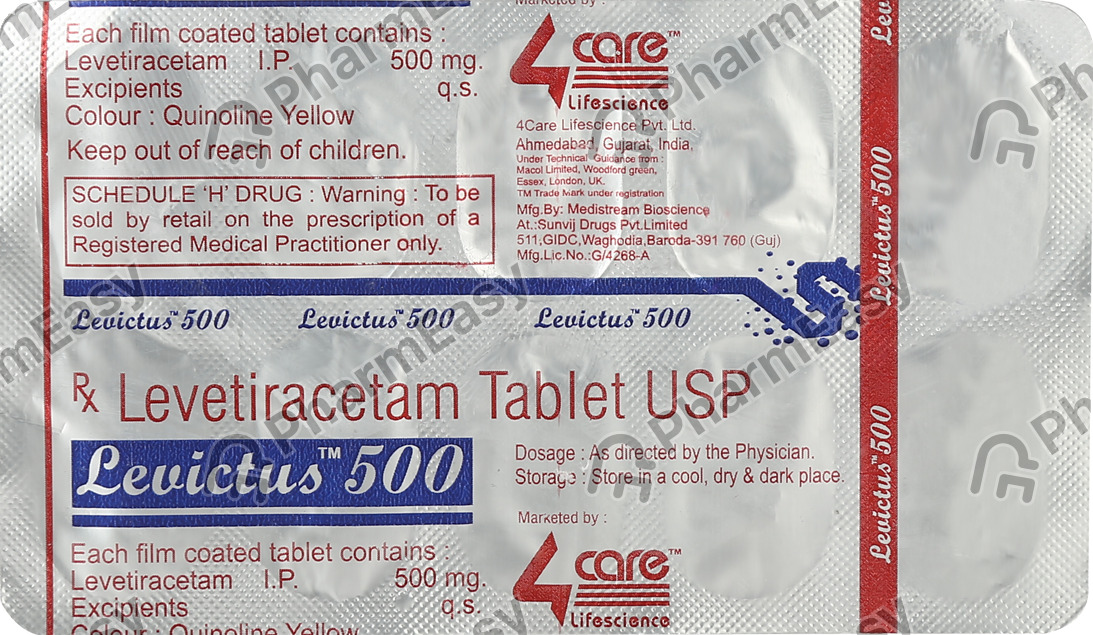 Levictus 500mg Strip Of 10 Tablets
