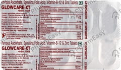 GLOWCARE XT STRIP OF 10 TABLETS