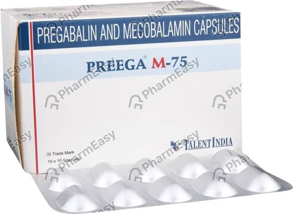 Preega M 75Mg Strip Of 10 Capsules