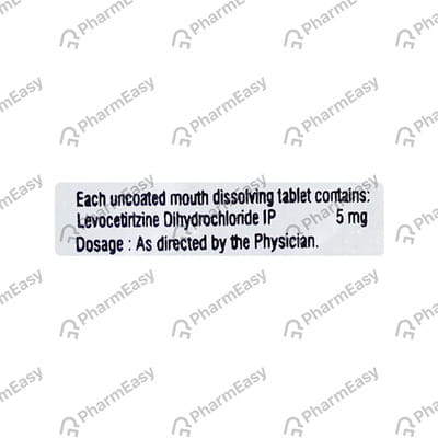 Caryzine Md 5mg Strip Of 10 Tablets