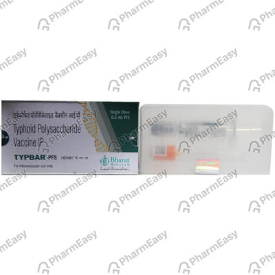 Typbar Pre Filled Syringe Of 0.5ml Vaccine