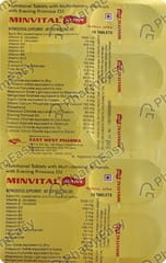 MINVITAL ACTIVE STRIP OF 10 TABLETS