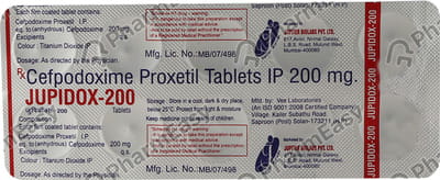 Jupidox 200mg Strip Of 10 Tablets